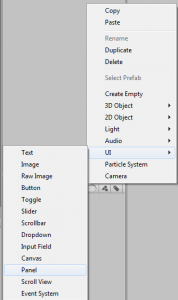 Unity Tutorial 2D Menu Create Panel OctoMan