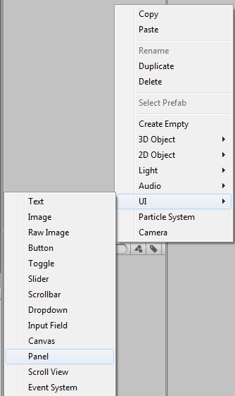 Unity Tutorial 2D Menu Create Panel OctoMan