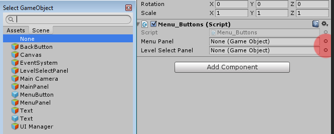 Unity Tutorial 2D Menu Vertical UI Manager OctoMan