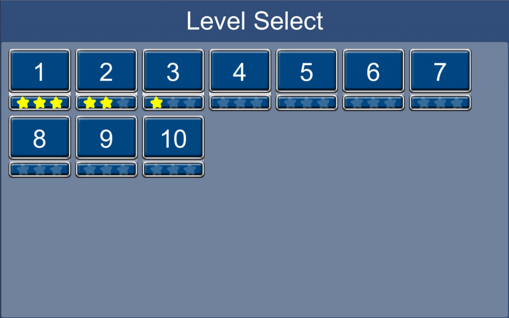 unity level manager preview1 OctoMan