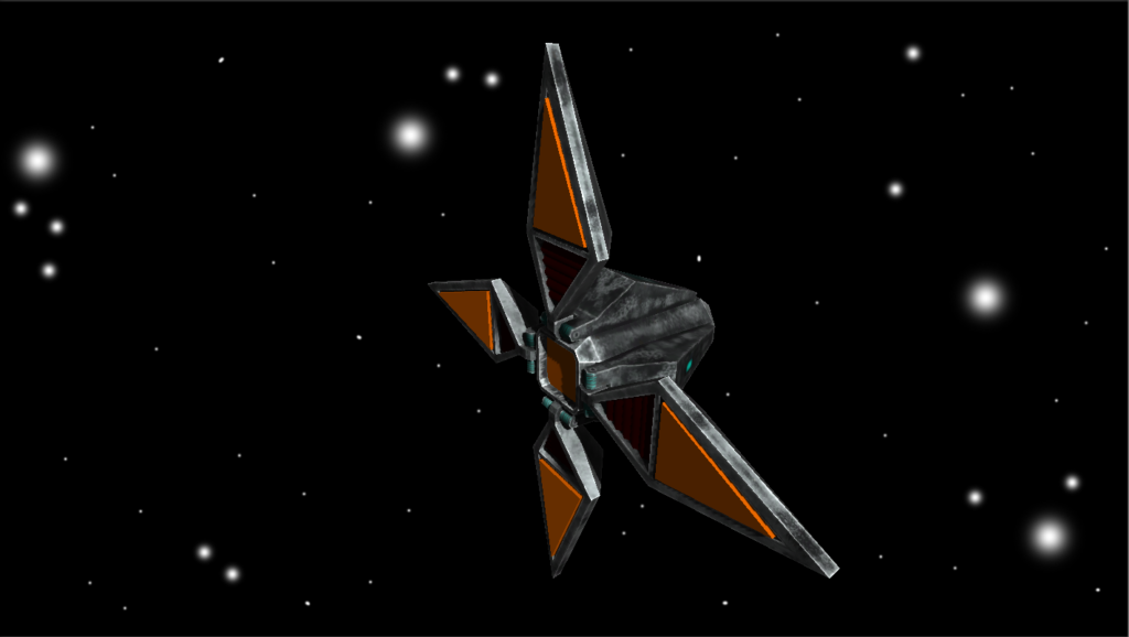 four winged space enemy unity asset octoman 01