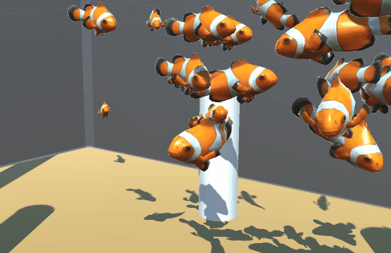 Clownfish Tank Animation Closeup2 OctoMan